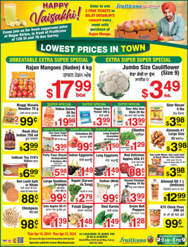 Fruiticana - Greater Vancouver - Weekly Flyer Specials